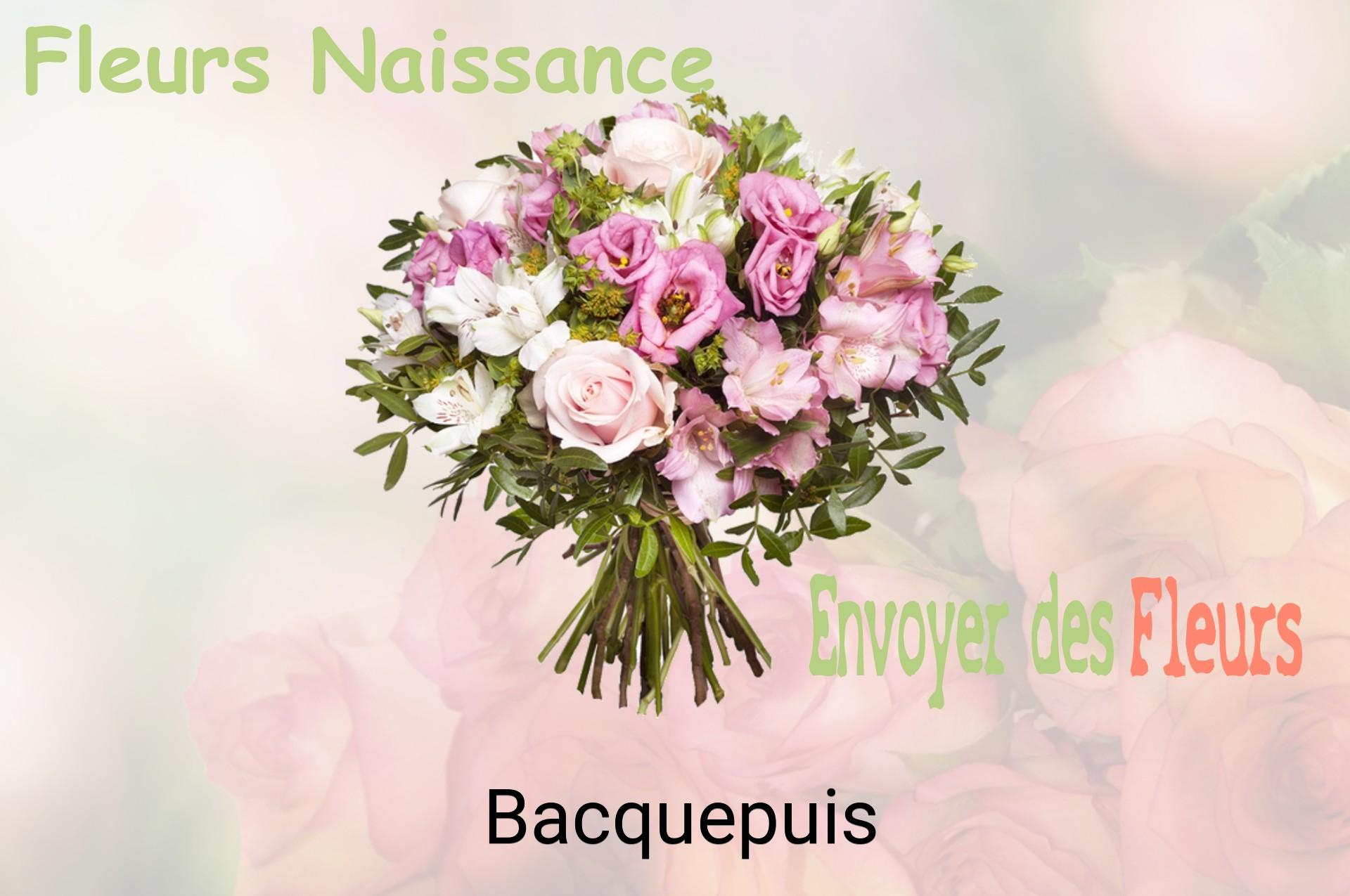Bouquet de fleurs de naissance livré à Bacquepuis